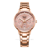 Alexandre Christie AC 2A57 BF Rosegold Dial Pink Stainless Steel